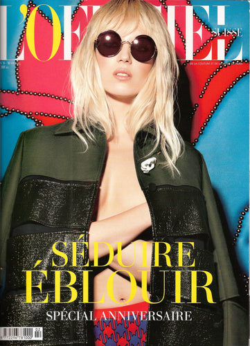  parution presse Boutique Baies d'Erelle mode bijoux créateur éthique écoresponsable Lausanne l'officiel