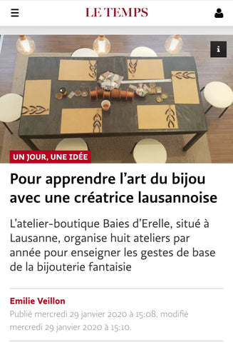 LE TEMPS - 01/2020