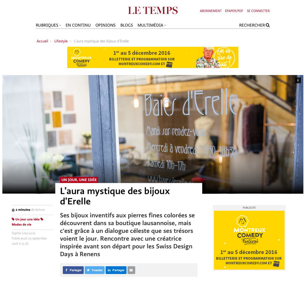 LE TEMPS WEB - 09/2016