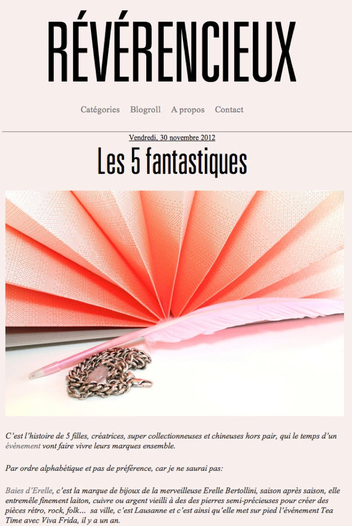 RÉVÉRENCIEUX BLOG - 11/2012