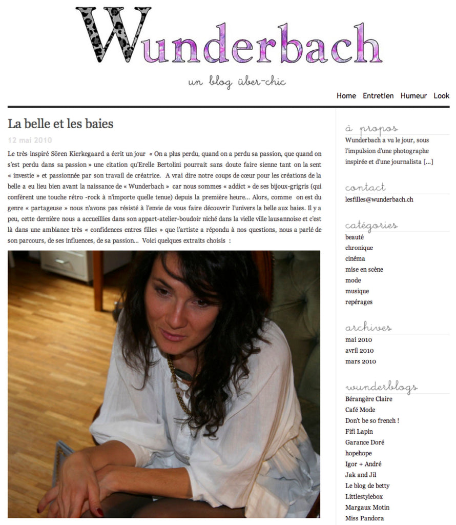 WUNDERBACH BLOG - 05/2010