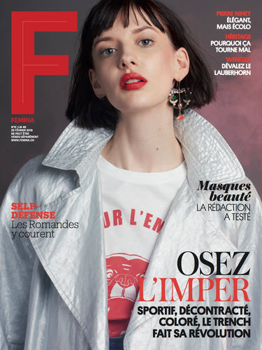 parution presse Boutique Baies d'Erelle mode bijoux créateur éthique écoresponsable Lausanne FEMINA