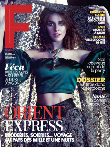 parution presse Boutique Baies d'Erelle mode bijoux créateur éthique écoresponsable Lausanne FEMINA