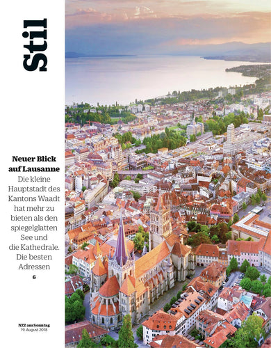 parution presse Boutique Baies d'Erelle mode bijoux créateur éthique écoresponsable Lausanne NZZ