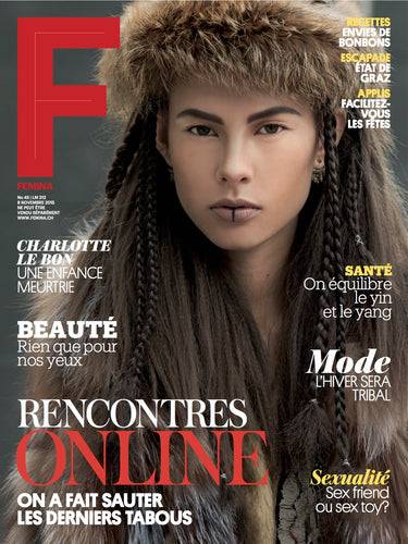 parution presse Boutique Baies d'Erelle mode bijoux créateur éthique écoresponsable Lausanne femina
