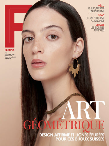 parution presse Boutique Baies d'Erelle mode bijoux créateur éthique écoresponsable Lausanne femina tamedia